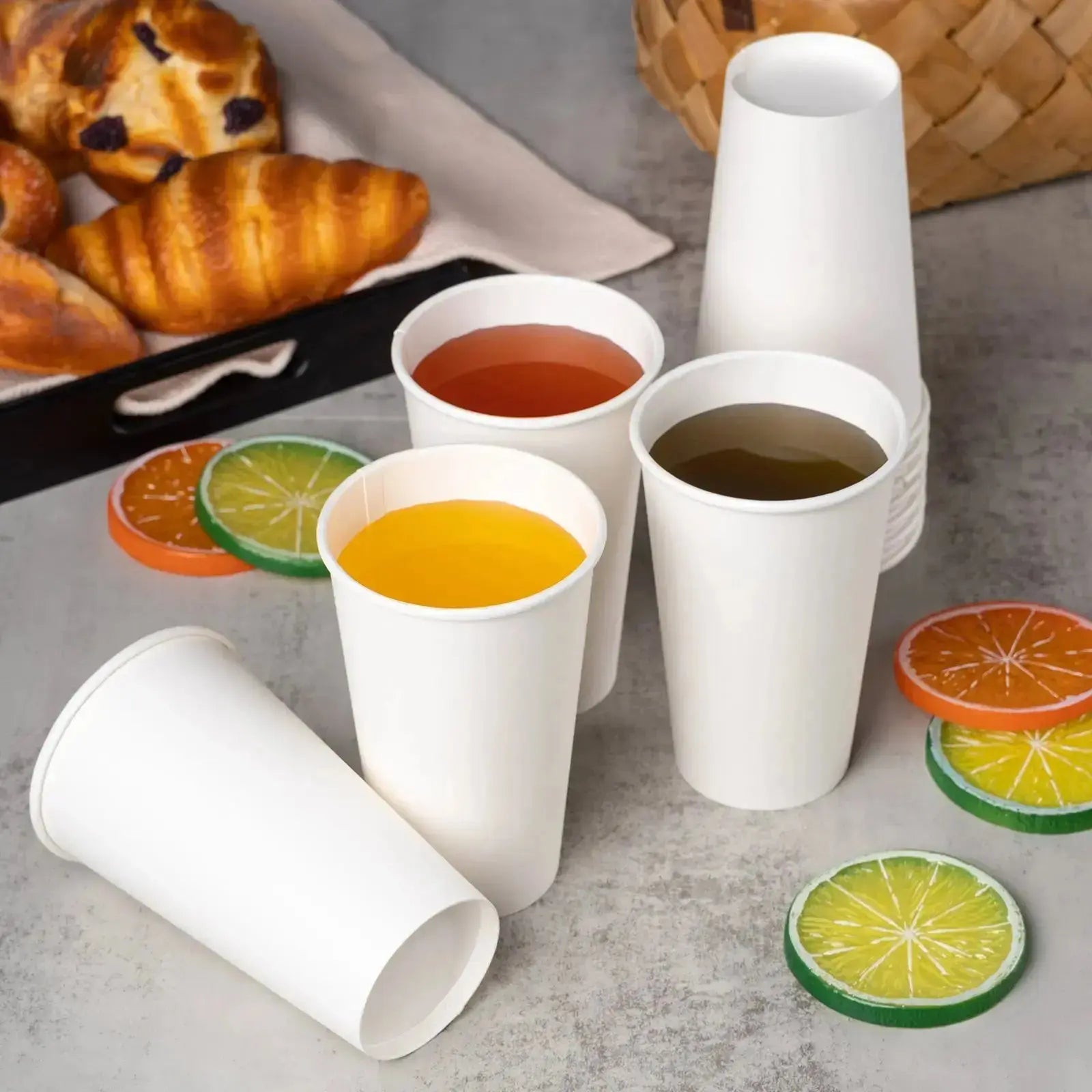 Blank Recyclable Paper Cups - RACETOP