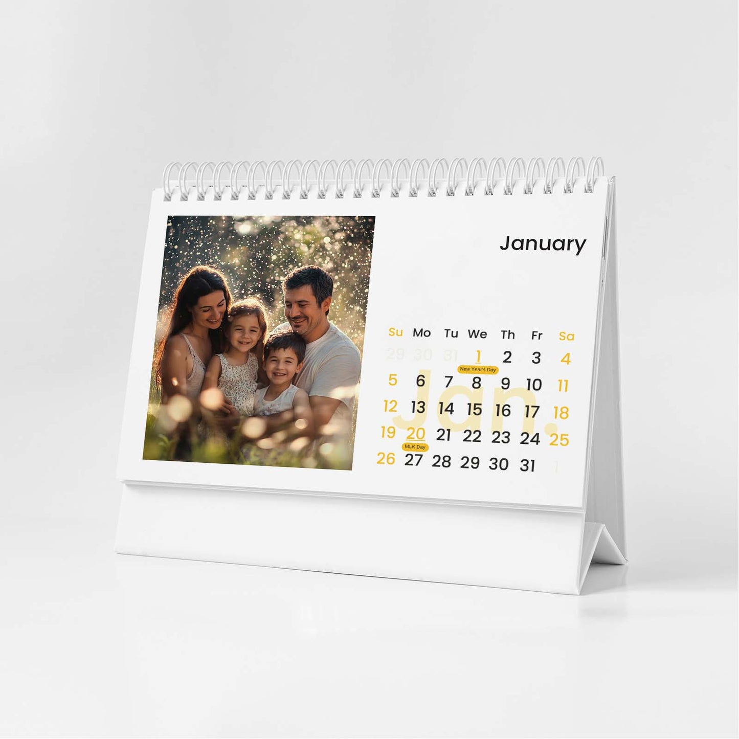 Custom Small Desk Calendar