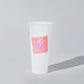 22 oz Custom Premium  Recyclable PP Plastic Cups