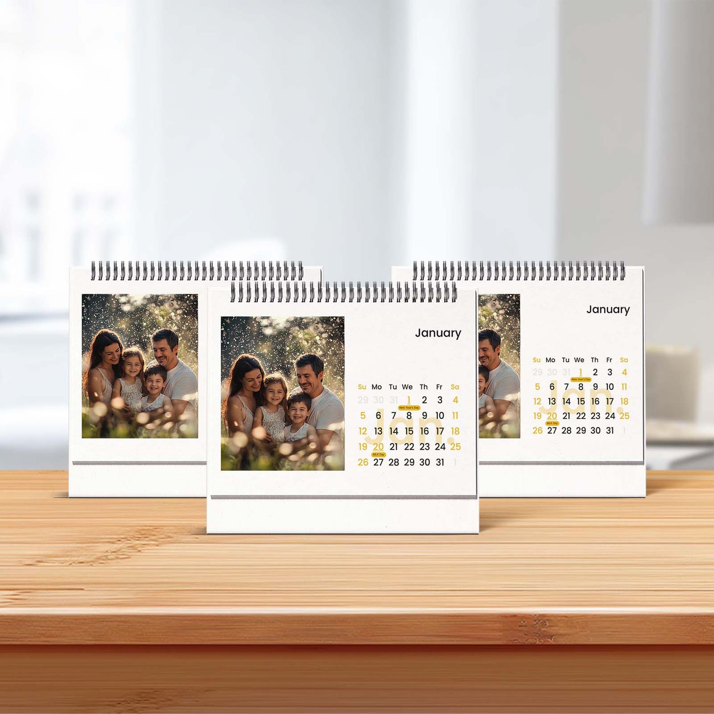 Custom Small Desk Calendar