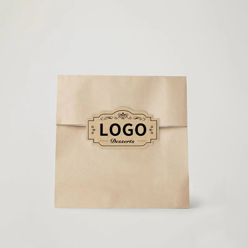 Custom Die Cut Kraft Paper Stickers