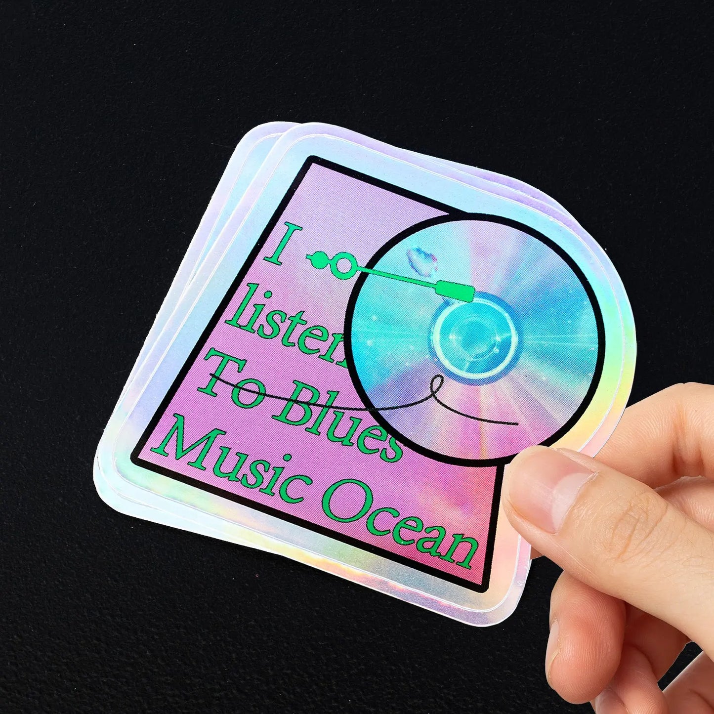 Holographic Stickers RacetopPrint