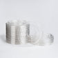 Flat Straw Lid For 12 and 16 oz. Recyclable Plastic Cups