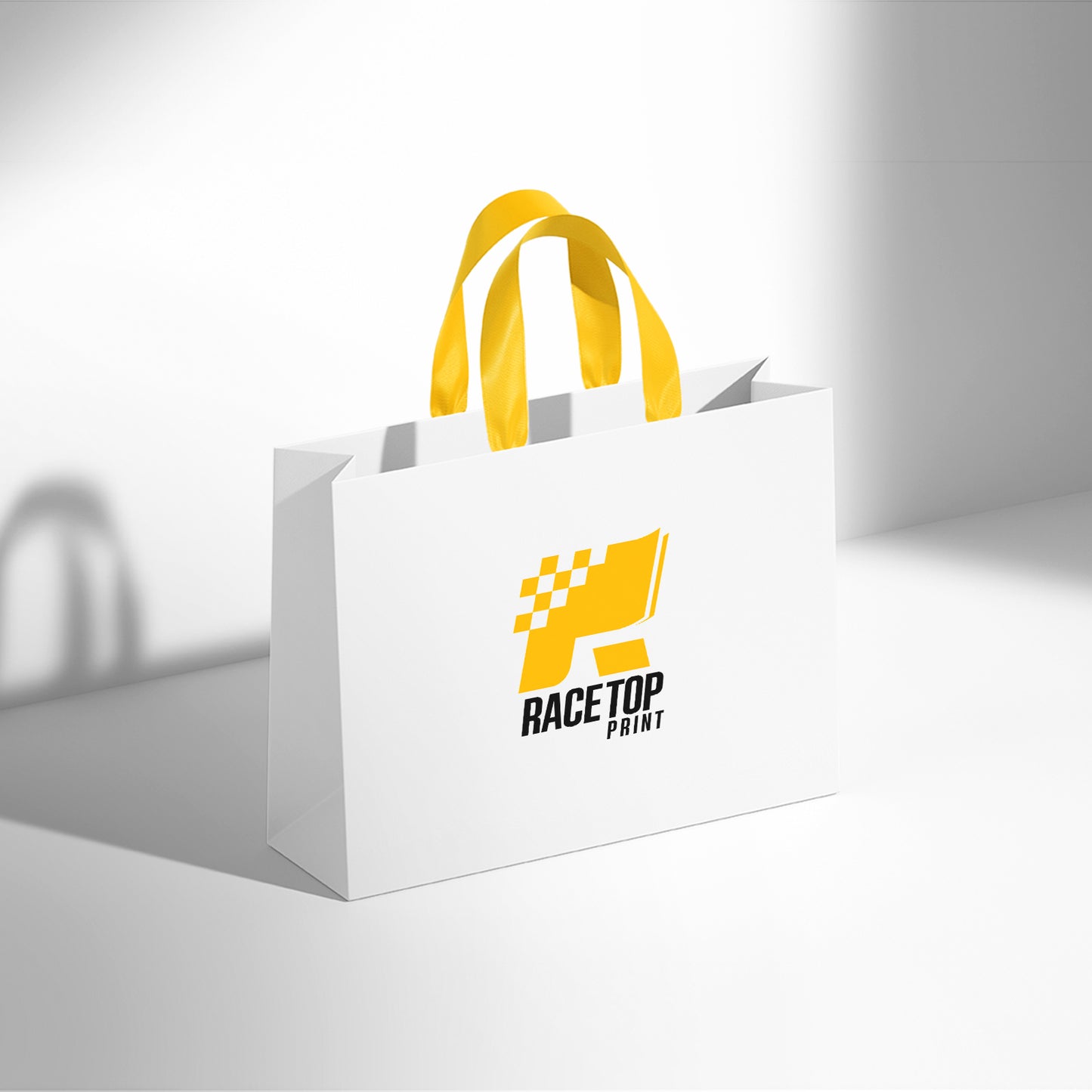 Custom Ribbon Handle Gift Bags - RACETOP