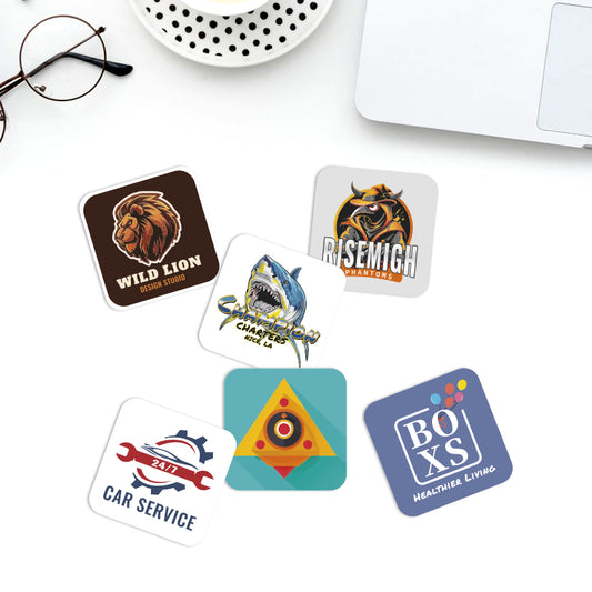 Rounded Square Stickers - RACETOP