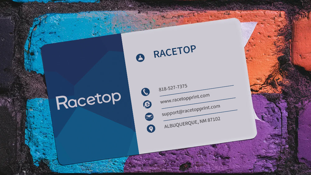 Business Card Stickers - RACETOP