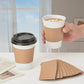 Blank Recyclable Paper Cups with Lids and Sleeves - RACETOP