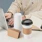 Blank Recyclable Paper Cups with Lids and Sleeves - RACETOP